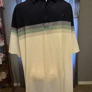 2 for $10 sake! Callaway Black and White Polo Shirt